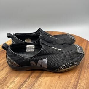 Merrell Barrado Shoes Womens 7.5 Black Zip Slip-On Walking Comfort Sneakers